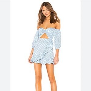 Cute Majorelle Polka Dot mini dress